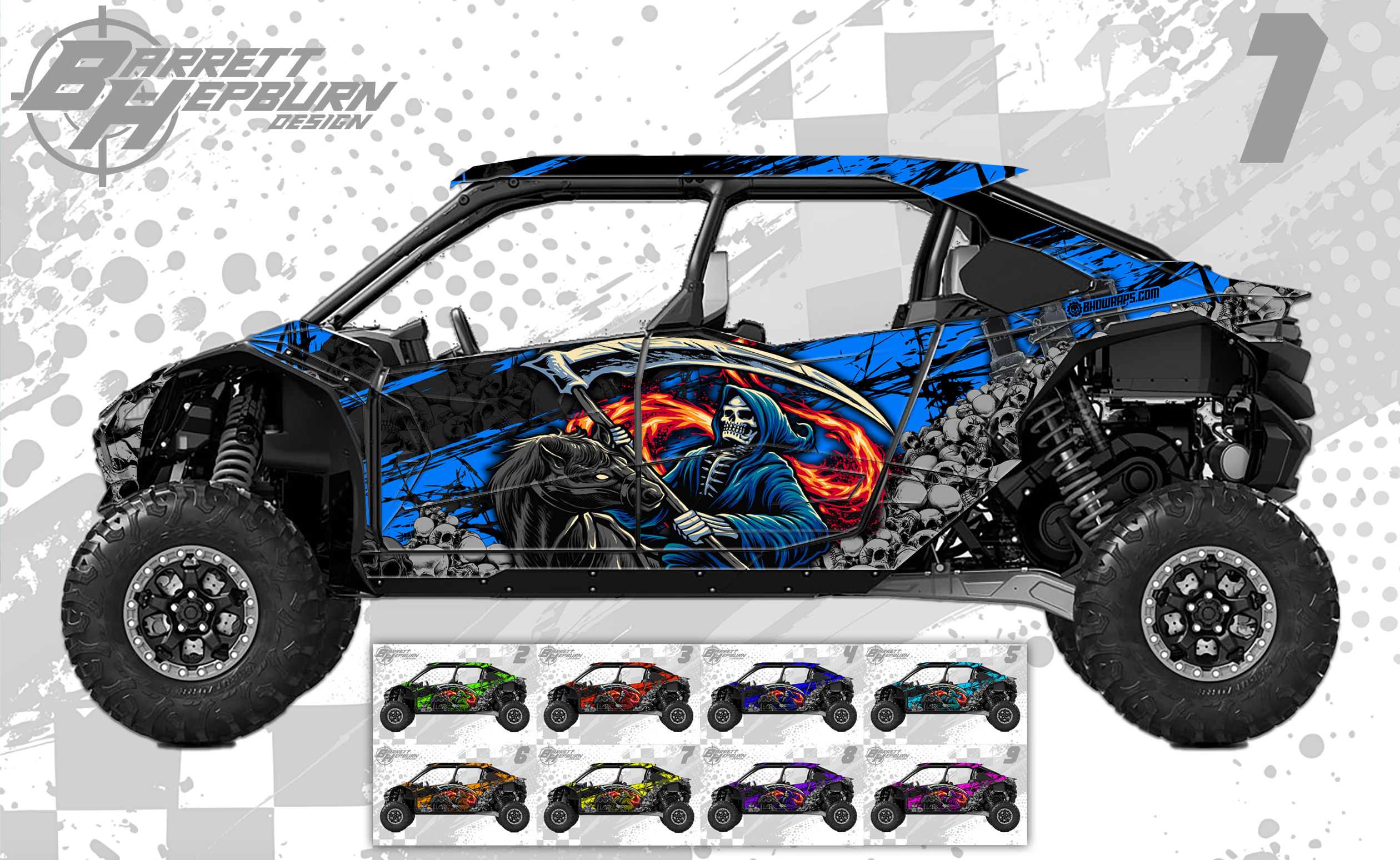 Reaper (Kawasaki Teryx5 H2 Wrap Kit)