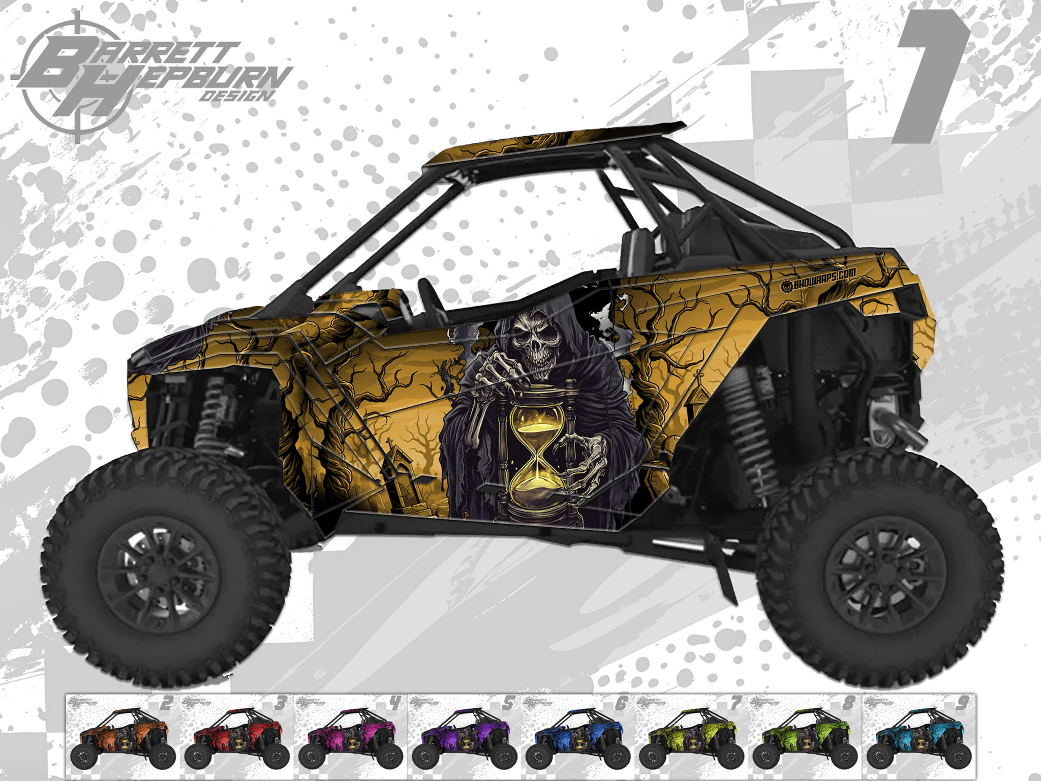 Doom Buggy (Polaris RZR / Polaris RZR 4 Wrap Kit)