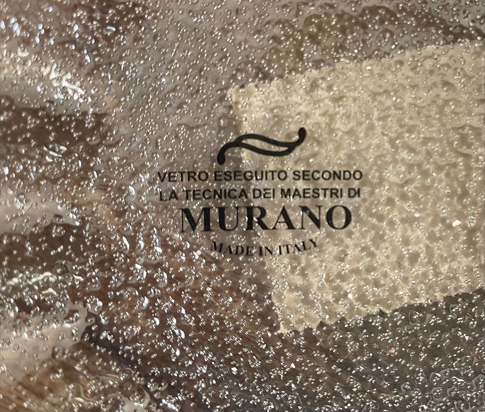 Thumbnail: Murano Italian Oversized Glass Bowl