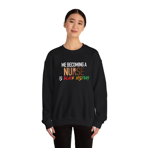 15WC Black History: Nurse Sweatshirt | The 15 White Coats