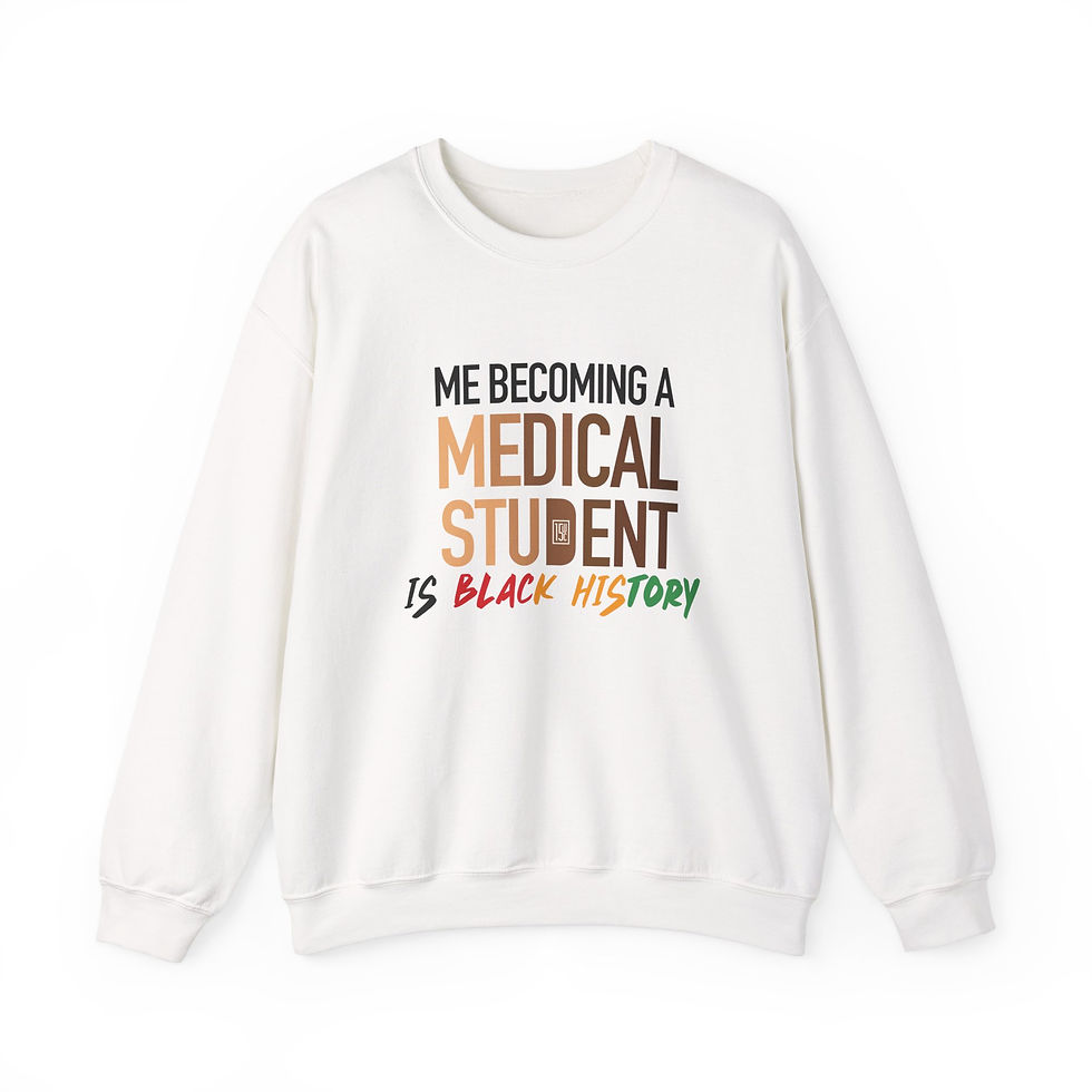 15WC Black History: Medical Student Sweatshirt