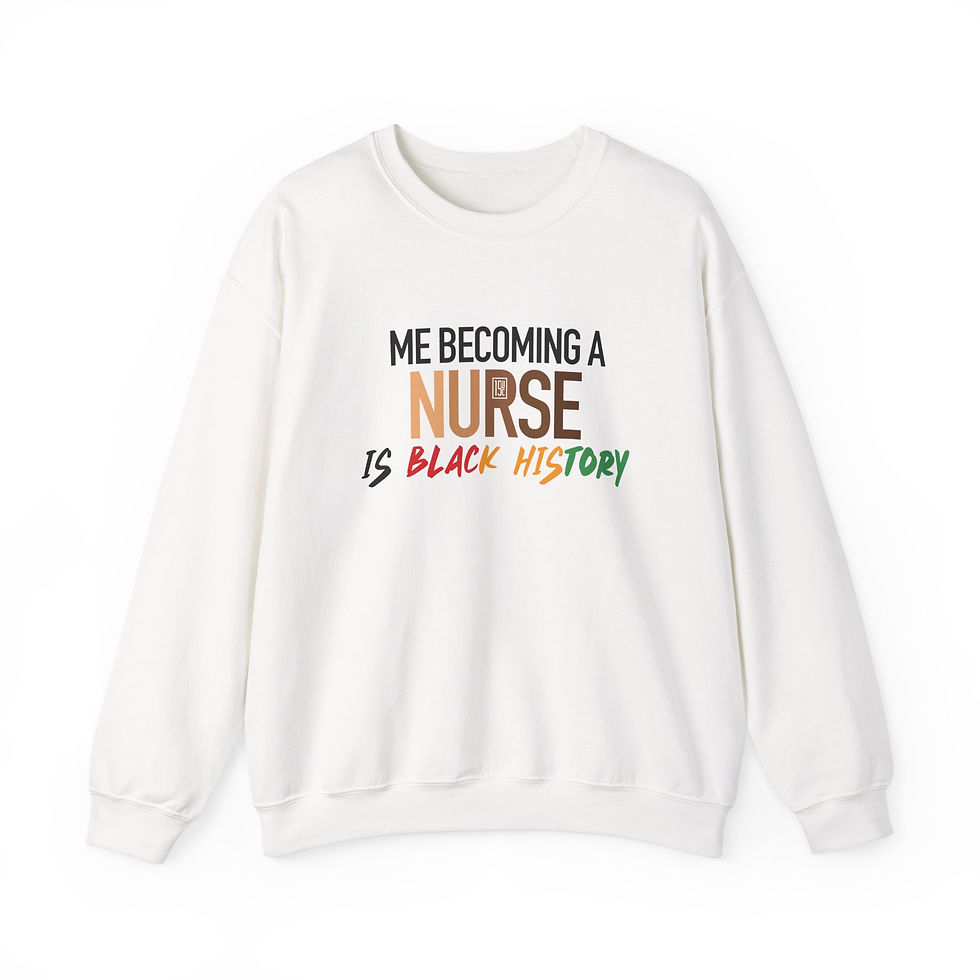 15WC Black History: Nurse Sweatshirt
