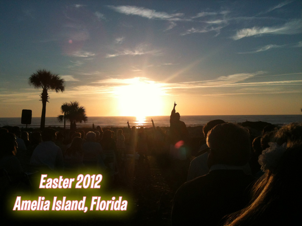 Easter event on the beach in Florida