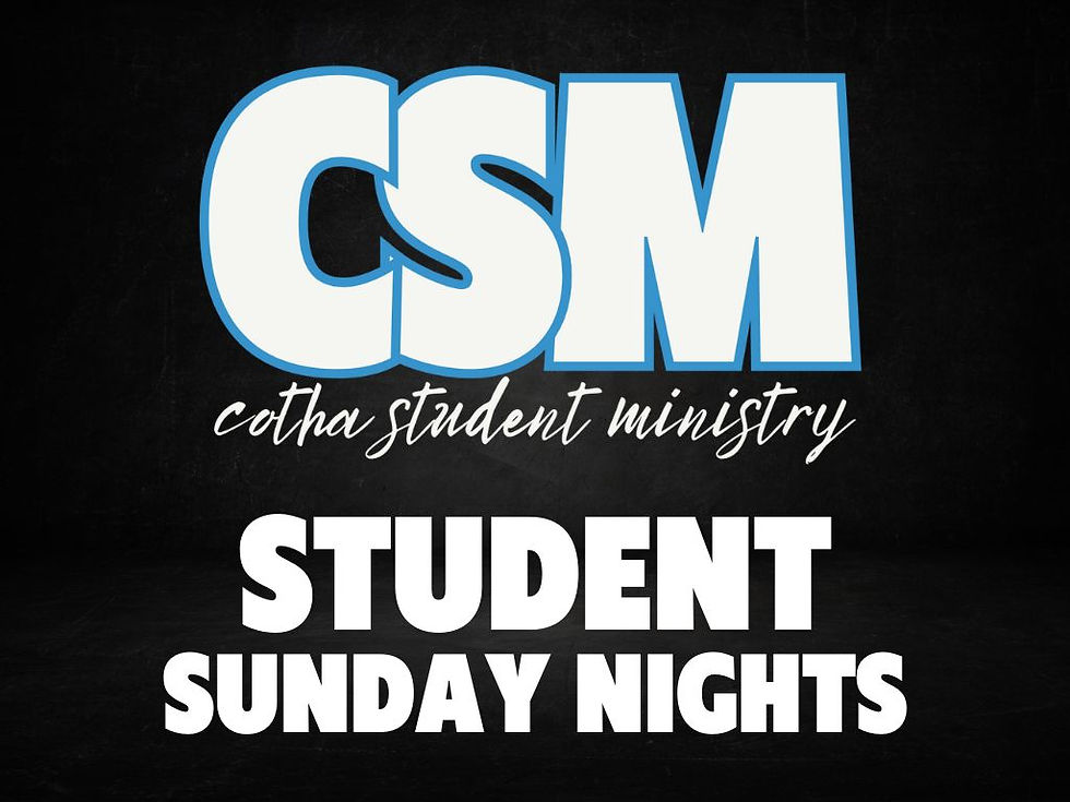Student Sunday Nights