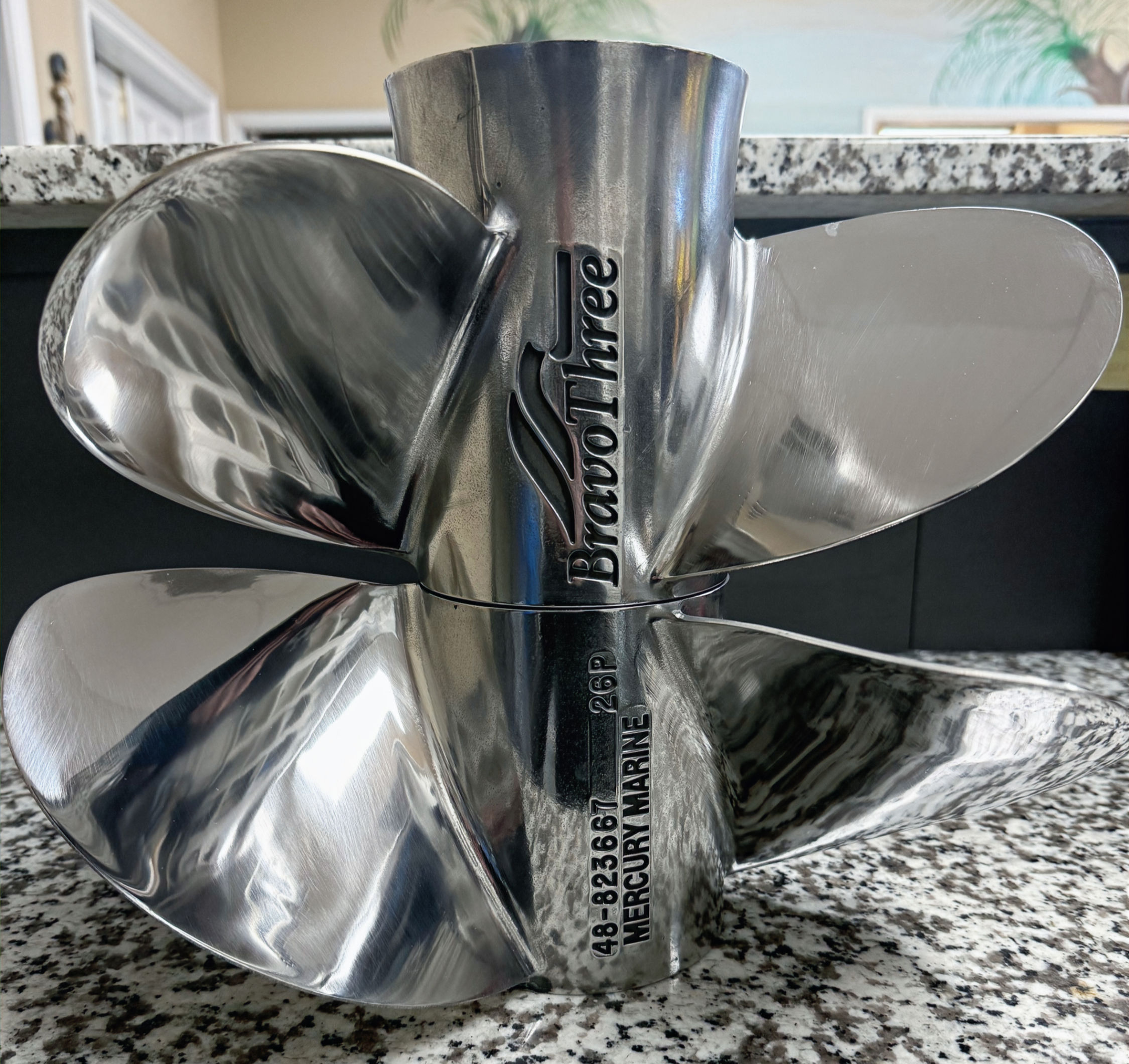 Bravo Three Stainless Propeller Repair Hi-Polish