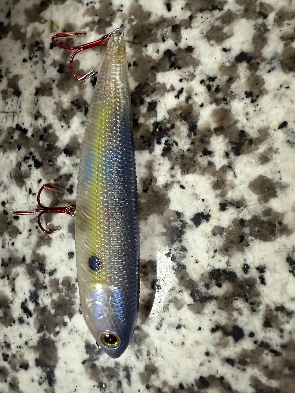 Thumbnail: LASERLURE LASER WALKER LW-1 IRIDESCENT CLEAR SPICY
