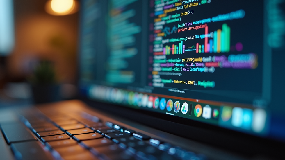 Close-up view of a computer screen showing accessible website design