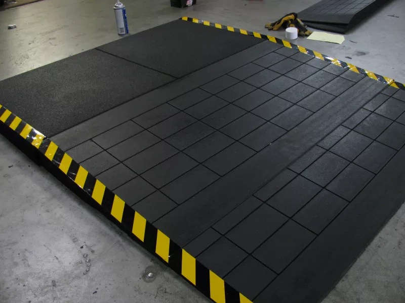 Custom Made Rubber Curb Ramp