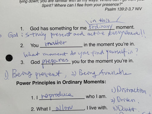 Mind Spark #17 - Live in the Moment: Extraordinary in the Ordinary