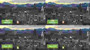 The DLSS images have the final resolution of 1080p.