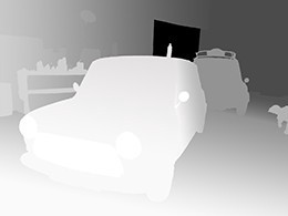 Hand drawn depth map