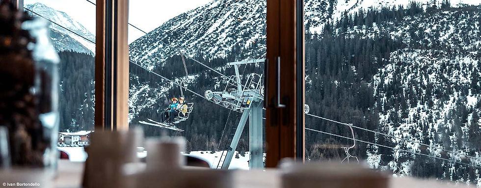 Schnell in den Skilift und auf die Piste