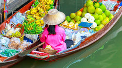 Fascinating - the floating markets