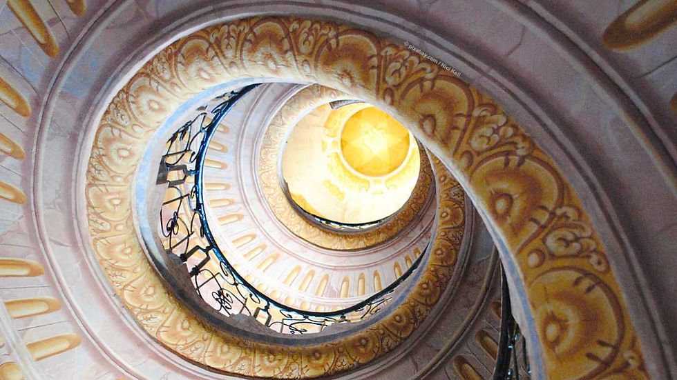 Meisterwerk: Das weltberühmte, spiralförmige Treppenhaus im Stift Melk