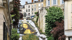 Mona Lisa grüßt in Blois