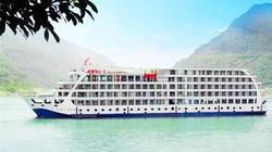 Cruise along the majestic Yangtze River, surrounded by breathtaking scenery