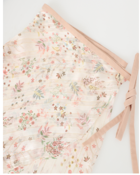 cocojeeプリントスカート【フラワー】