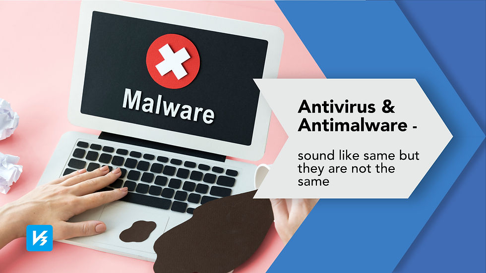 the differences between antimalware and antivirus features - V3 Network & Data Security Expert