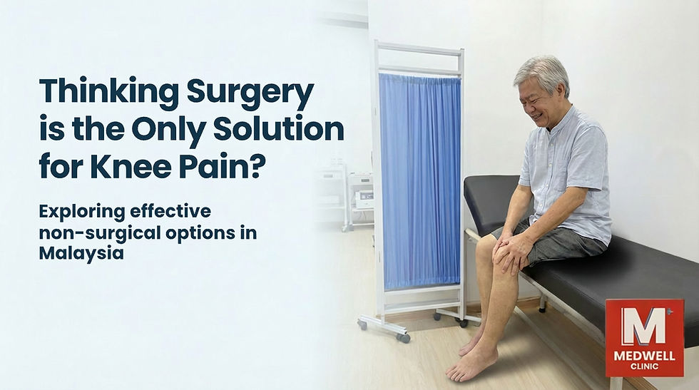 Thinking Surgery is the Only Solution for Knee Pain? Exploring Effective Non-Surgical Options in Malaysia