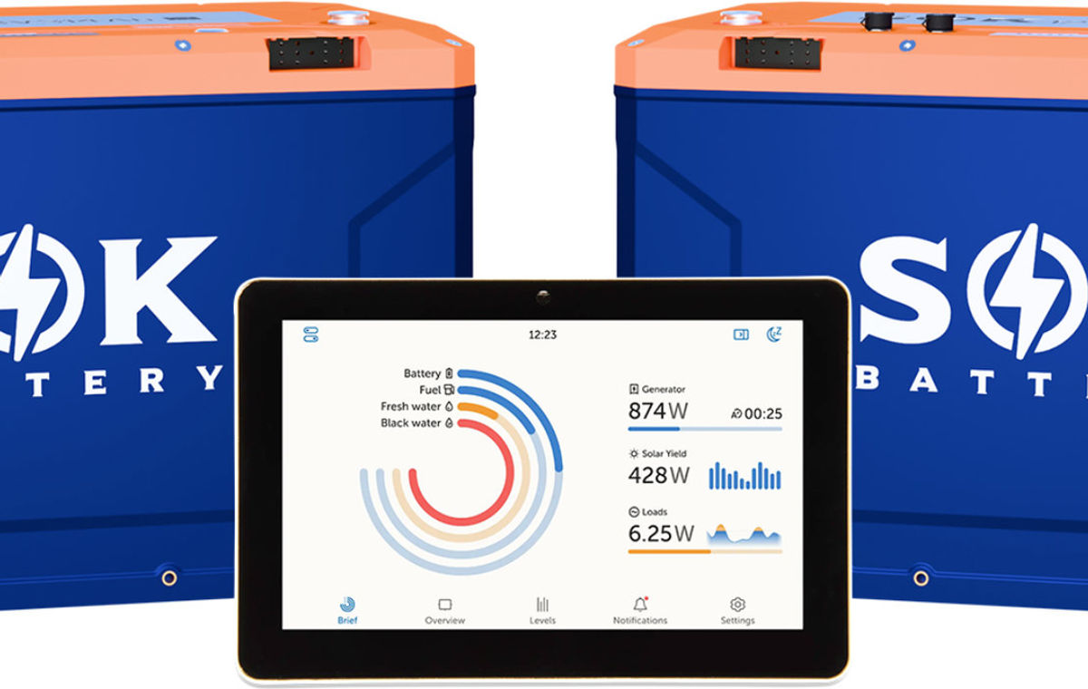 SOK battery monitoring setup with Victron-compatible communication