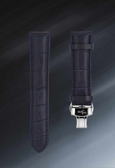 Blue Croc strap from the La Joie Primus watch