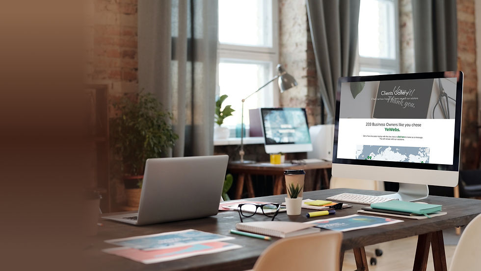 yewebs about us design portfolio & achie