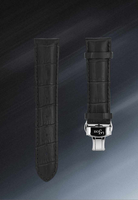 Black Croc strap from the La Joie Primus watch