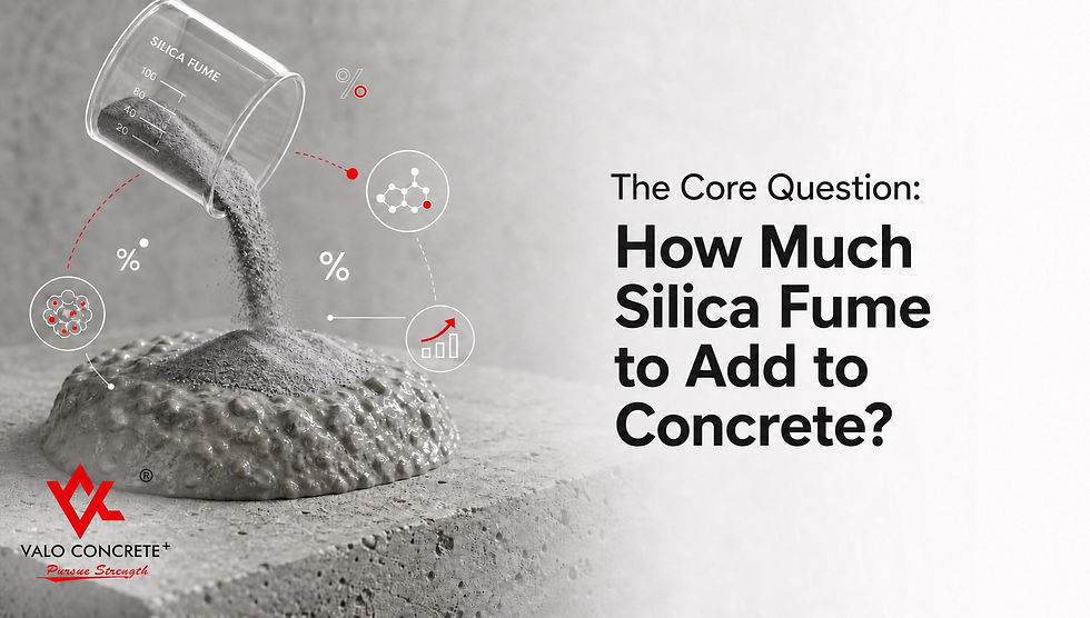 Silica Fume Applications: How Much to Add to Your Concrete Mix