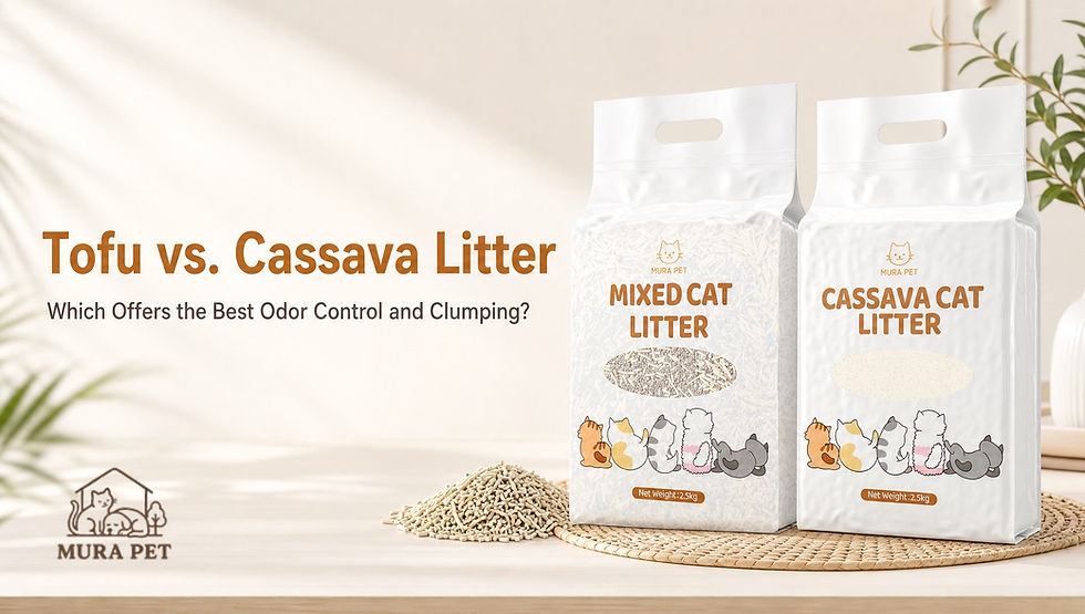 Tofu vs. Cassava Litter: Which Offers the Best Odor Control and Clumping?