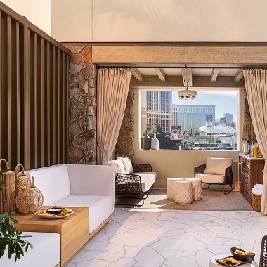 VIP Bungalows at the Athena Infinity Ultra Pool