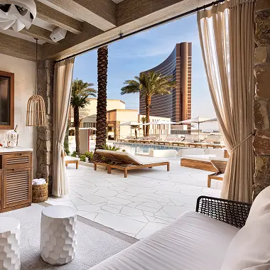 VIP Bungalows at the Athena Infinity Ultra Pool