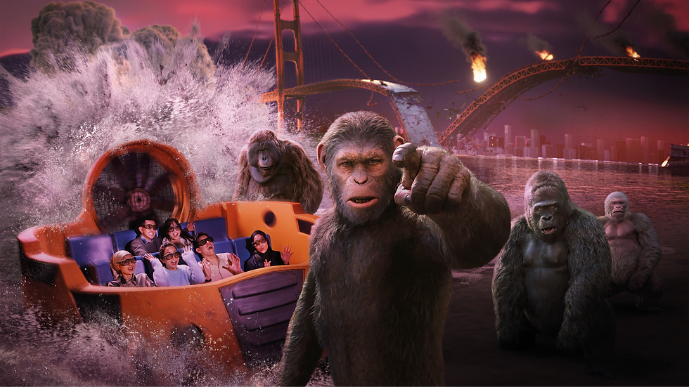 Invasion of Planet of the Apes delivers a high-thrill, 3D indoor ride at resorts world genting