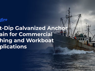 Hot-Dip Galvanized Anchor Chain for Commercial Fishing and Workboat Applications