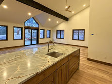 Luxury open concept kitchen remodel and home renovation in Bailey Colorado near Denver