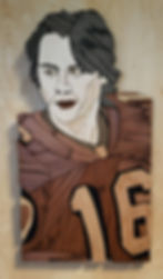 "Portrait of Keanu Reeves as Shane Falco"