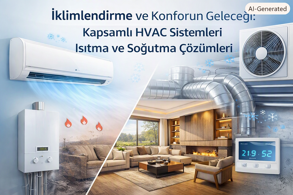 İklimlendirme ve Konforun Geleceği: Kapsamlı HVAC Sistemleri, Isıtma ve Soğutma Çözümleri Rehberi