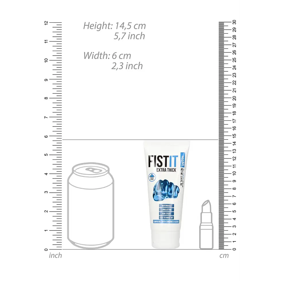 Thumbnail: FIST IT® Water Based Lubricant, height 14.5 cm, width 6 cm.