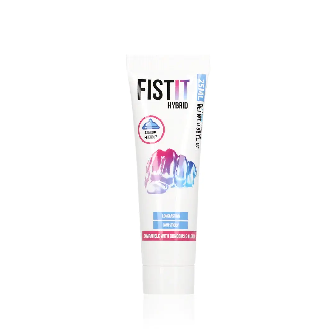FISTIT HYBRID lubricant tube, water-based, silicone-based, 500 ml dispenser.