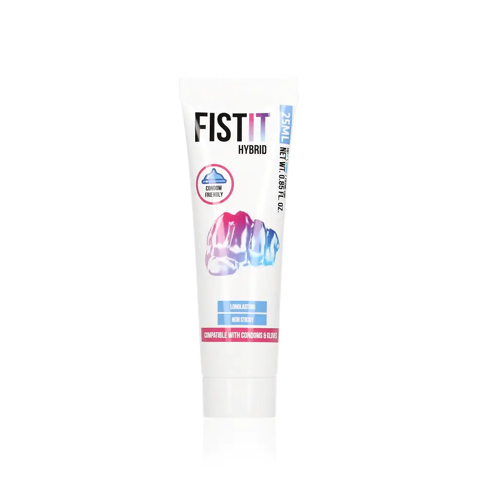 FISTIT HYBRID lubricant tube, water-based, silicone-based, 500 ml dispenser.