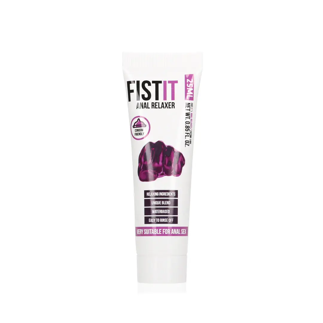 White FIST IT ANAL RELAXER tube, 250 ML, STRONG, VEGAN.