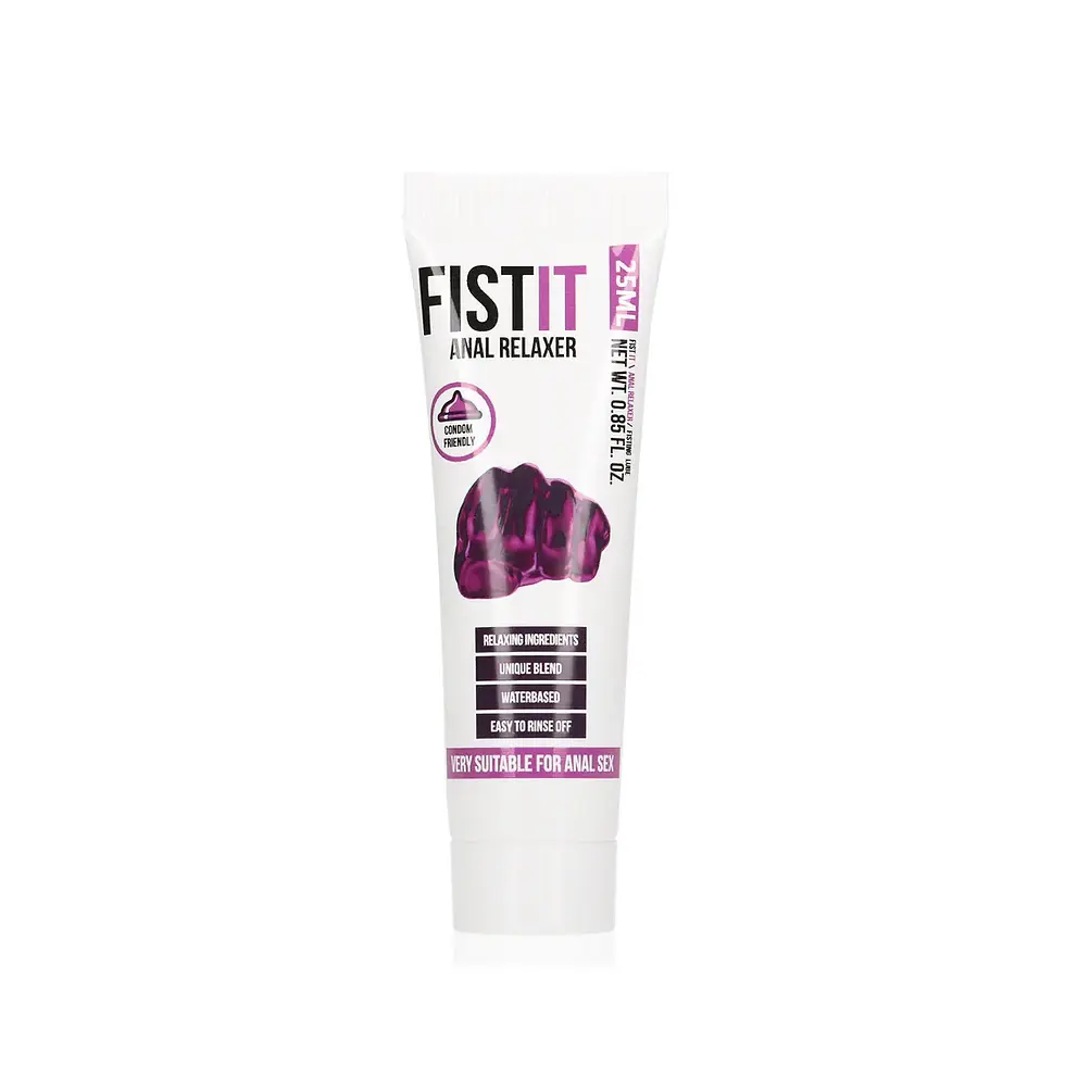 White FIST IT ANAL RELAXER tube, 250 ML, STRONG, VEGAN.
