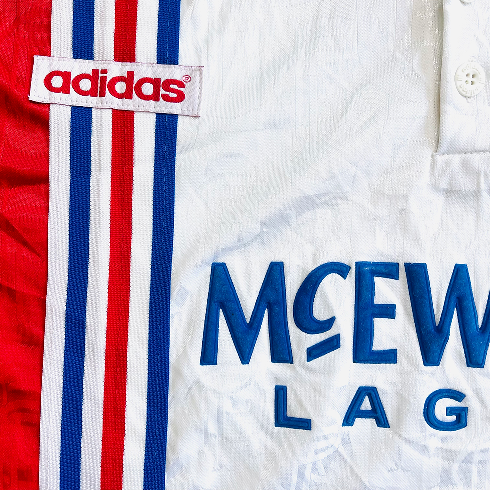 Thumbnail: RANGERS AWAY FOOTBALL SHIRT 1996/97