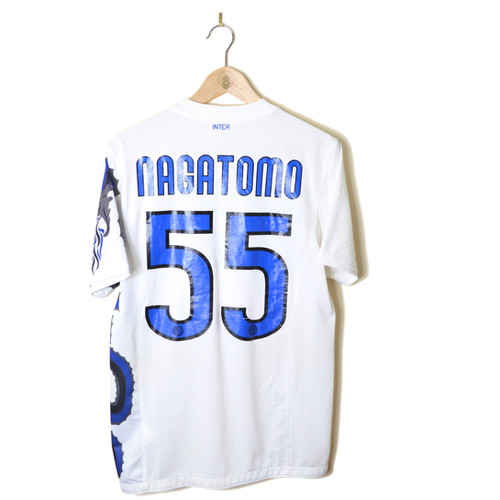 INTER MILAN AWAY FOOTBALL SHIRT 2010/11 #55 NAGATOMO | Retro