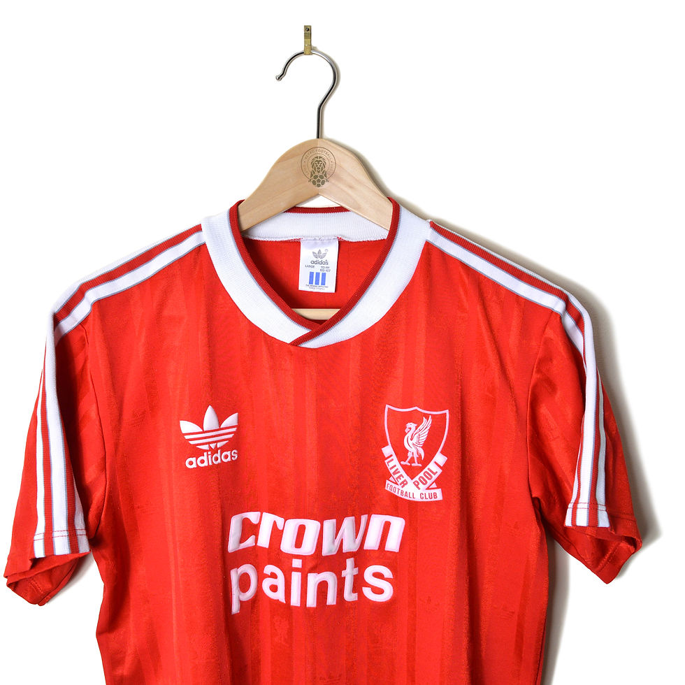 LIVERPOOL CLASSIC RETRO VINTAGE HOME FOOTBALL SHIRT SOCCER JERSEY 1987 1988 ADIDAS CROWN PAINTS