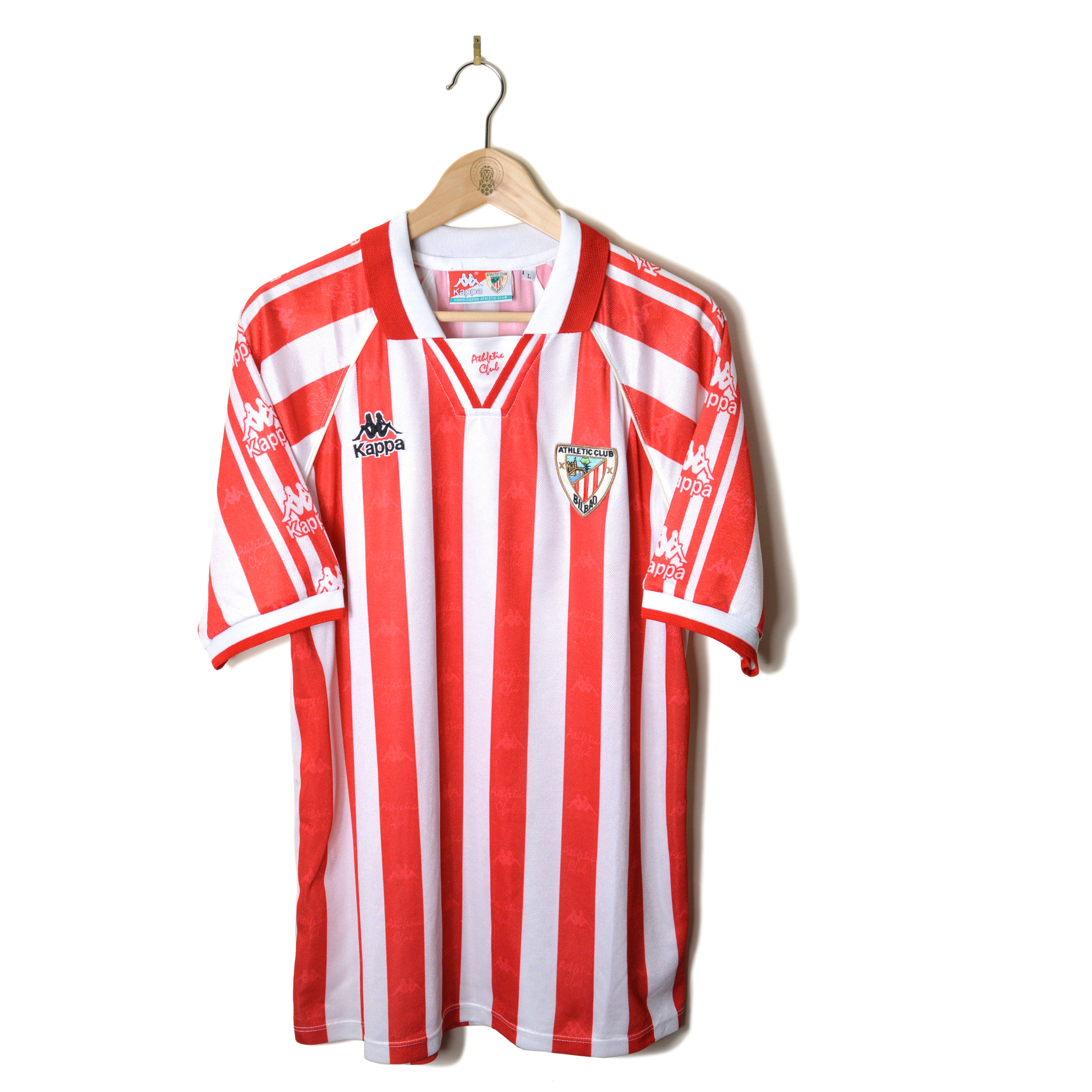 ATHLETIC BILBAO CLASSIC RETRO VINTAGE HOME FOOTBALL SHIRT SOCCER JERSEY 1995 1996 1997 KAPPA