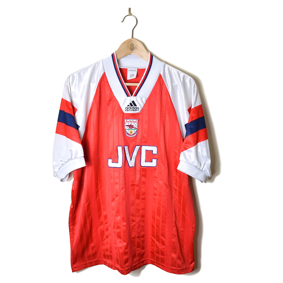 ARSENAL CLASSIC RETRO VINTAGE HOME FOOTBALL SHIRT SOCCER JERSEY 1992 1993 1994 JVC ADIDAS