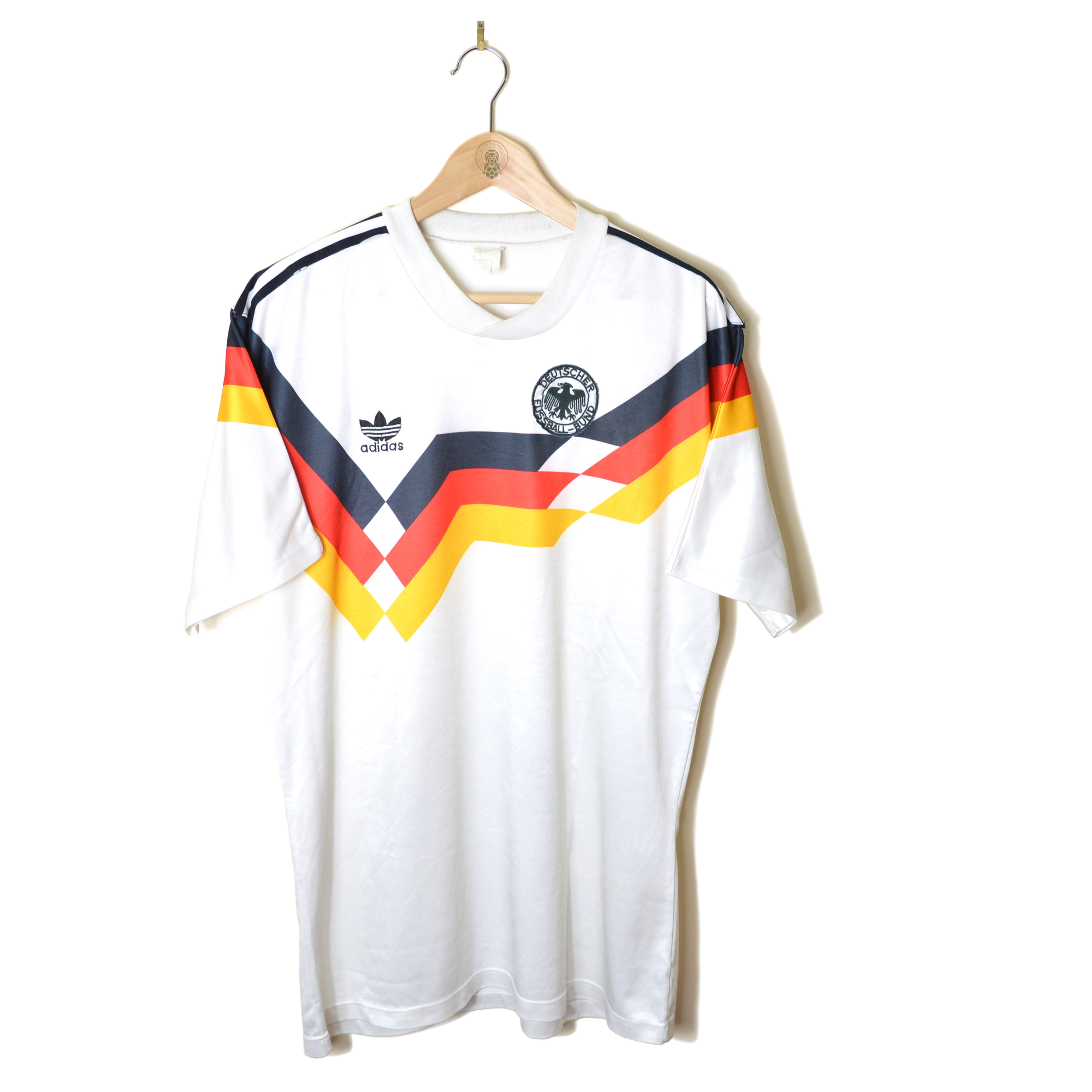 GERMANY CLASSIC RETRO VINTAGE HOME FOOTBALL SHIRT SOCCER JERSEY 1988 1989 1990 WORLD CUP ITALIA 90 ADIDAS