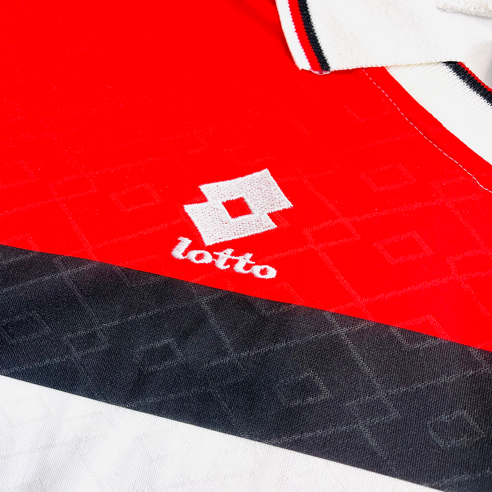 Thumbnail: AC MILAN PLAYER ISSUE PRE-SEASON AWAY FOOTBALL SHIRT 1994/95 #9 "DI CANIO"