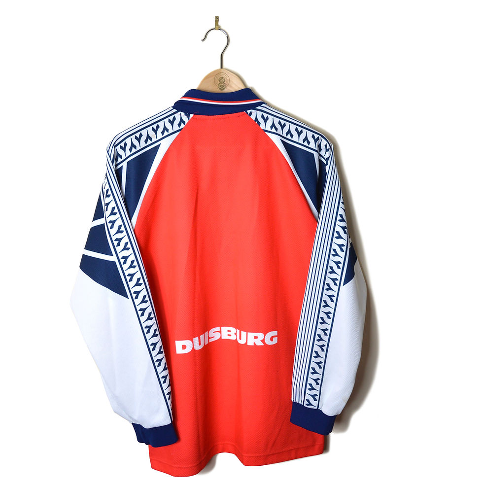 Thumbnail: MSV DUISBURG CLASSIC RETRO VINTAGE AWAY FOOTBALL SHIRT SOCCER JERSEY 1996 1997 L/S LONG SLEEVED DIADORA GOTZEN 90'S