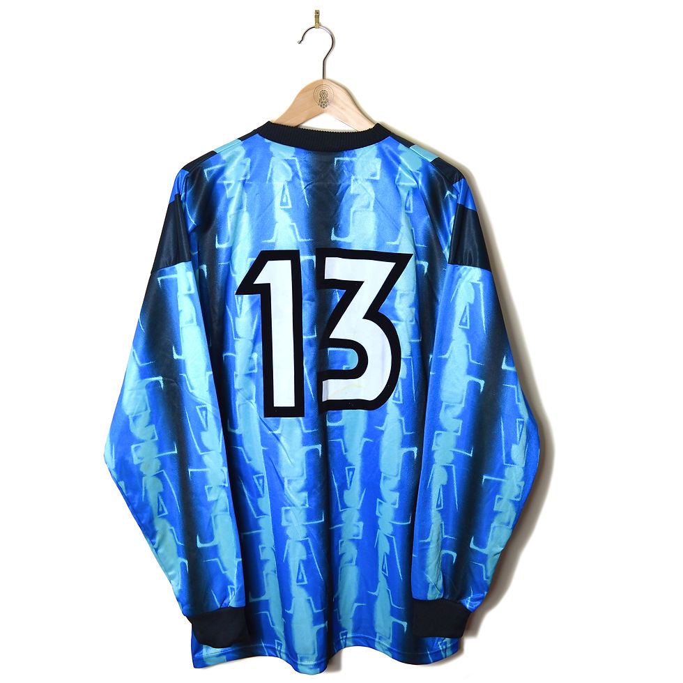 ENGLAND MATCH WORN PLAYER ISSUE RESERVES YOUTH GOALKEEPER GK FOOTBALL SHIRT SOCCER JERSEY 1997 1998 #13 UMBRO 90'S WORLD CUP